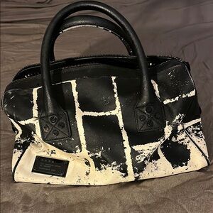 L.A.M.B. Black and White Women's Bag